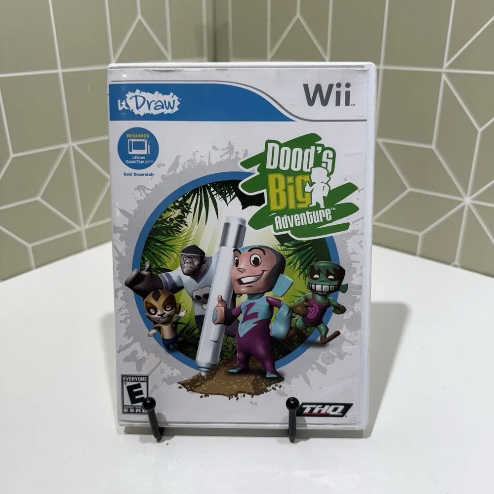 Wii U Draw Dood's Big Adventure Rated E Everyone THQ 2006 NintendoPre-owned‎
